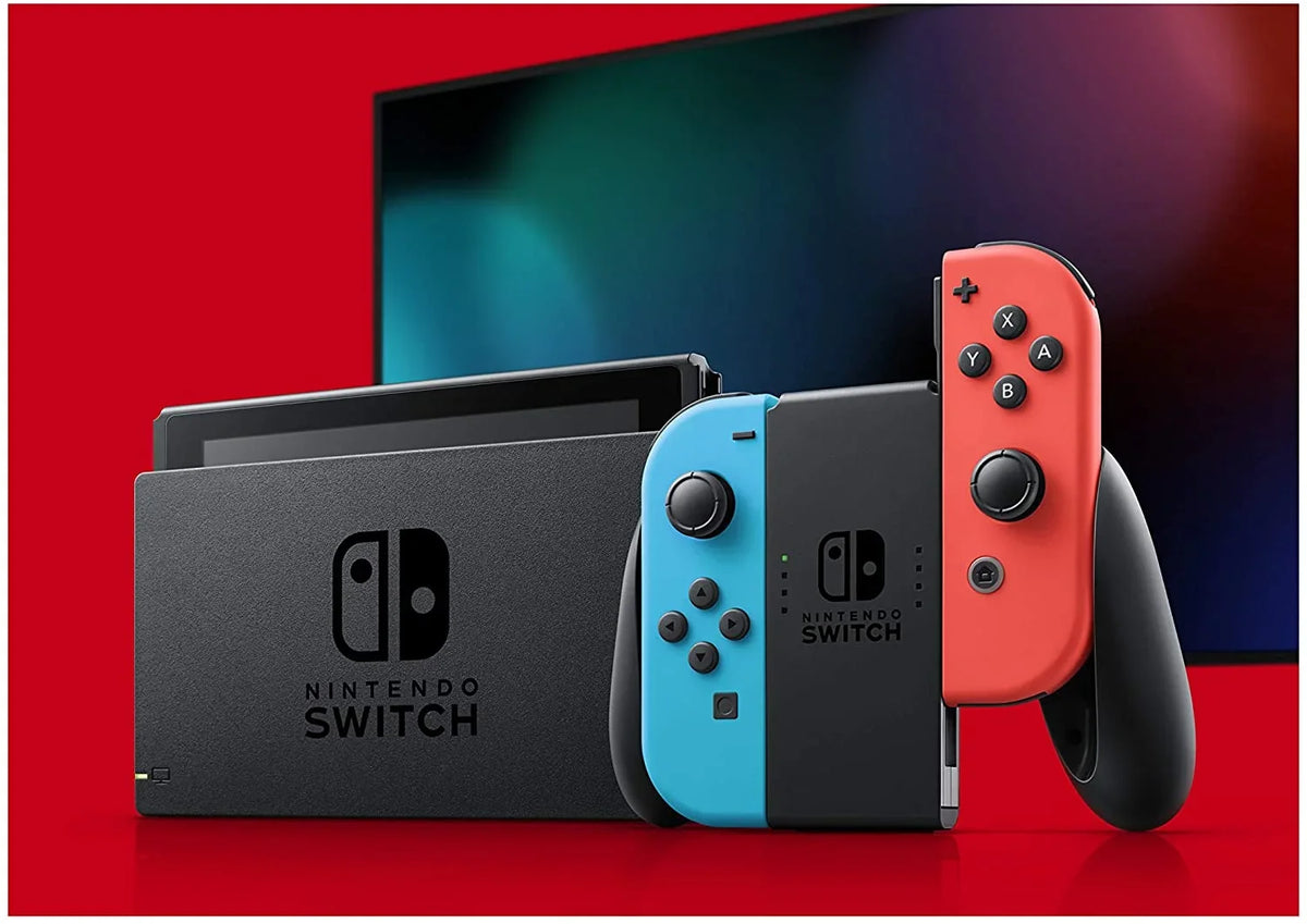 Neon Blue Nintendo Console Switch - Red/Neon 32GB - Joy-Con459