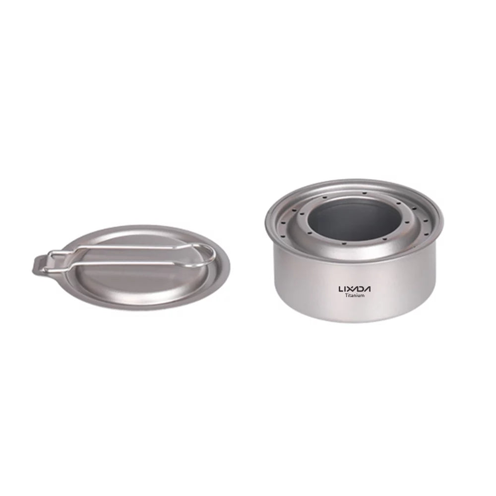 LIXADA Cooking Camping Pocket Stove Ultralight Efficient User Backpacking Fuel Hiking and Fishing Picnic Friendly for Stove
