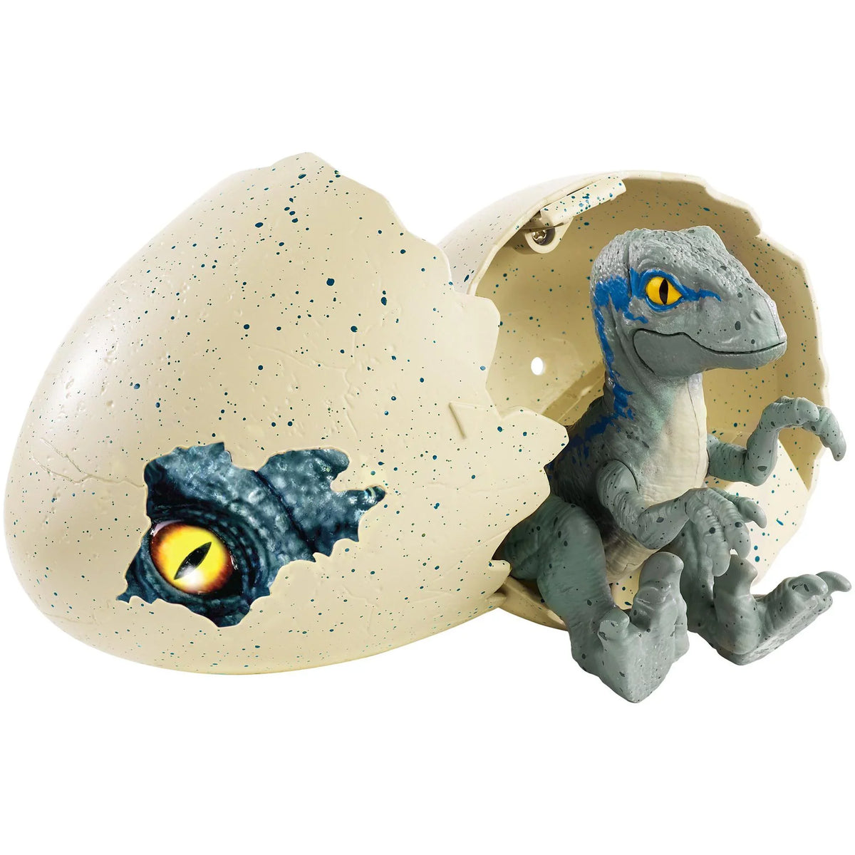 'n World "Blue" Velociraptor Hatch Play Figure Jurassic Dinos
