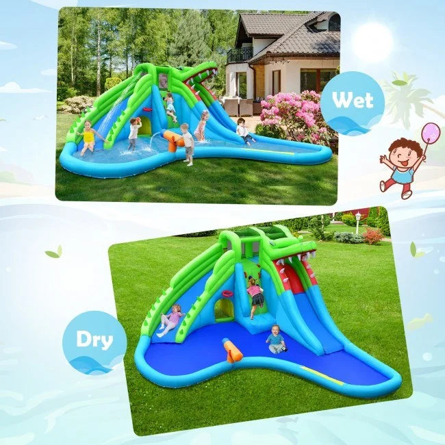 Bounce Inflatable Pool 7 Splashing House in 1 with