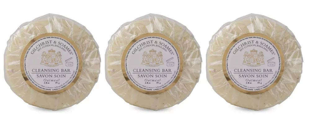 Oatmeal Ounces Spa & Gilchrist of English Trio Cleansing - 2.8 Soaps Soames Each Bar 3, Set