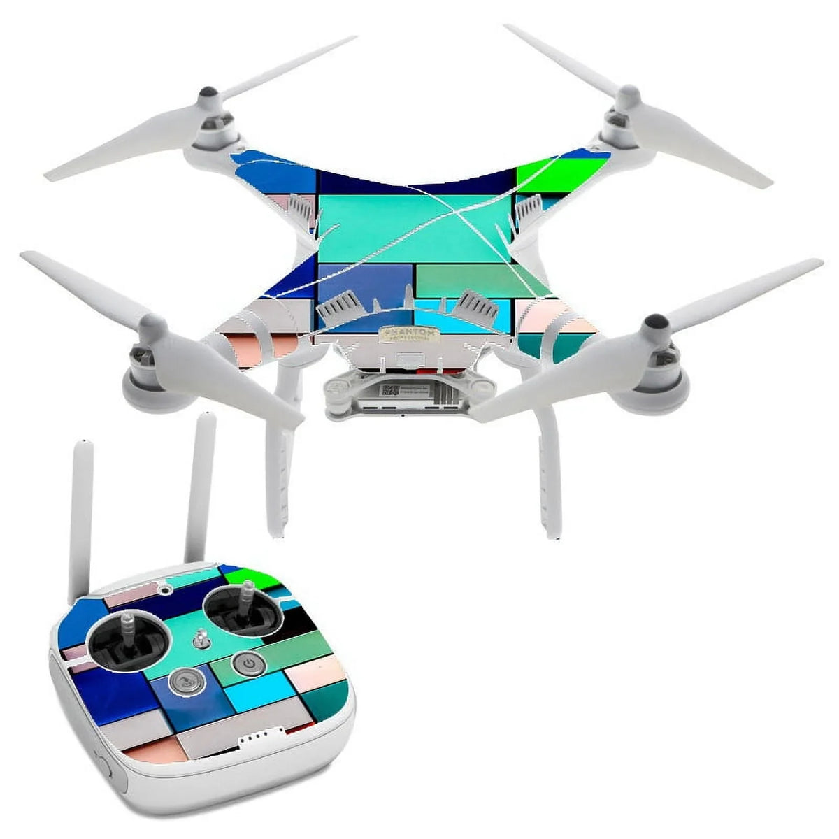 Squares Skins Decal Skin Textures 3 Professional Vinyl Kit Phantom DJI