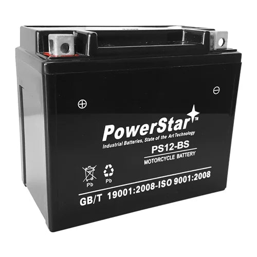 Battery HONDA 250CC 97-'09 ATV YTX12-BS TRX250 Recon for FourTrax