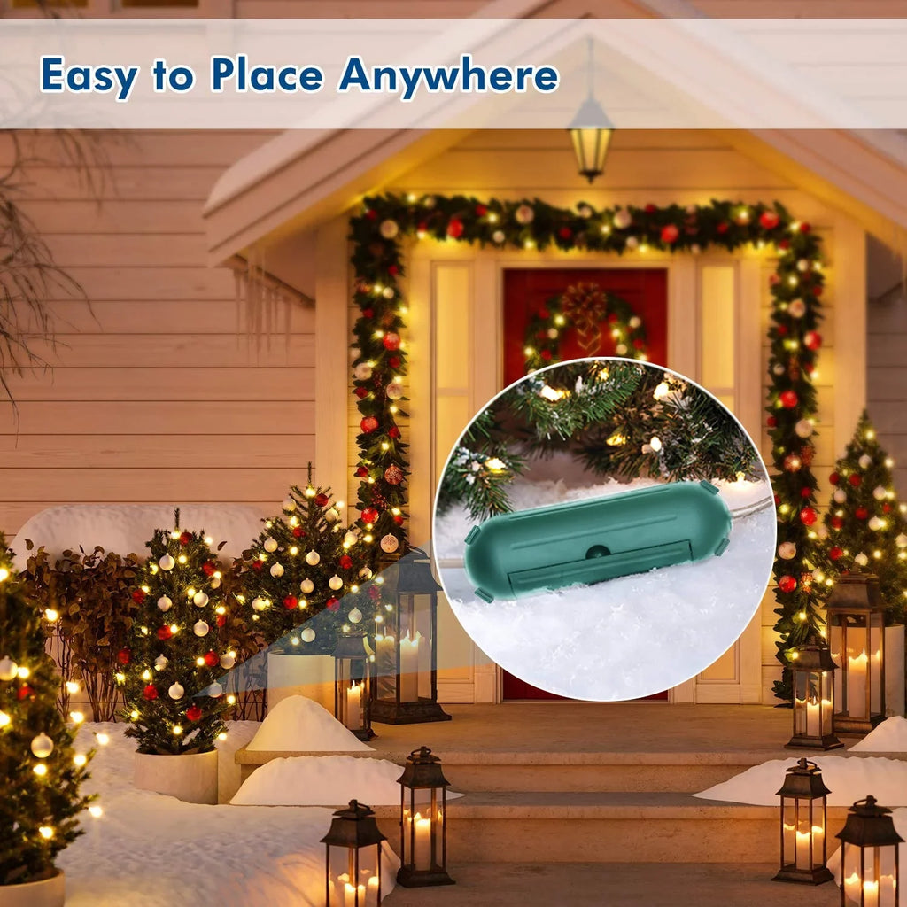 Protectors Safety Protect Holiday Light, Pack) CZS (4 Plug LED Seal Power Safety to Decorations, Connector Cover for Strip Tool, Outside Enclosure Cord Extension Fountain,etc