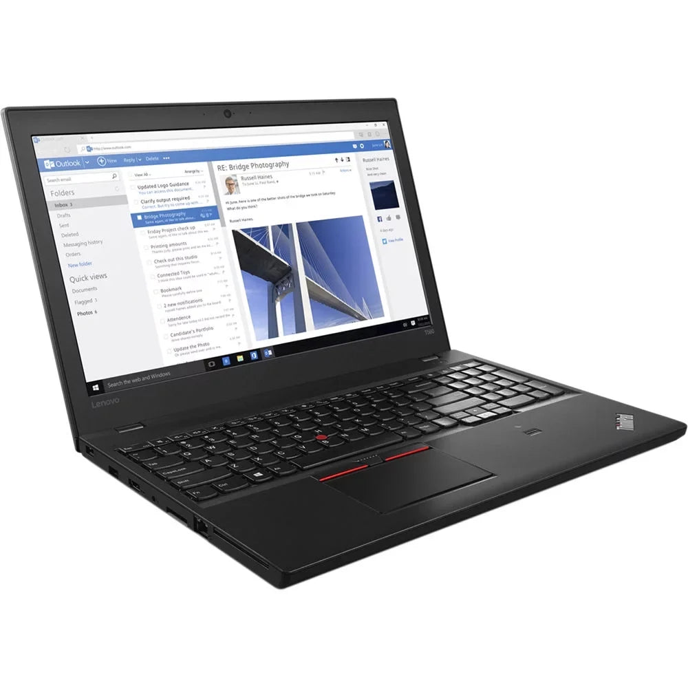i7 320GB W10P & Thinkpad 4GB - Intel Laptop Lenovo Core Dent 2.60 GHz T560 Scratch Ram