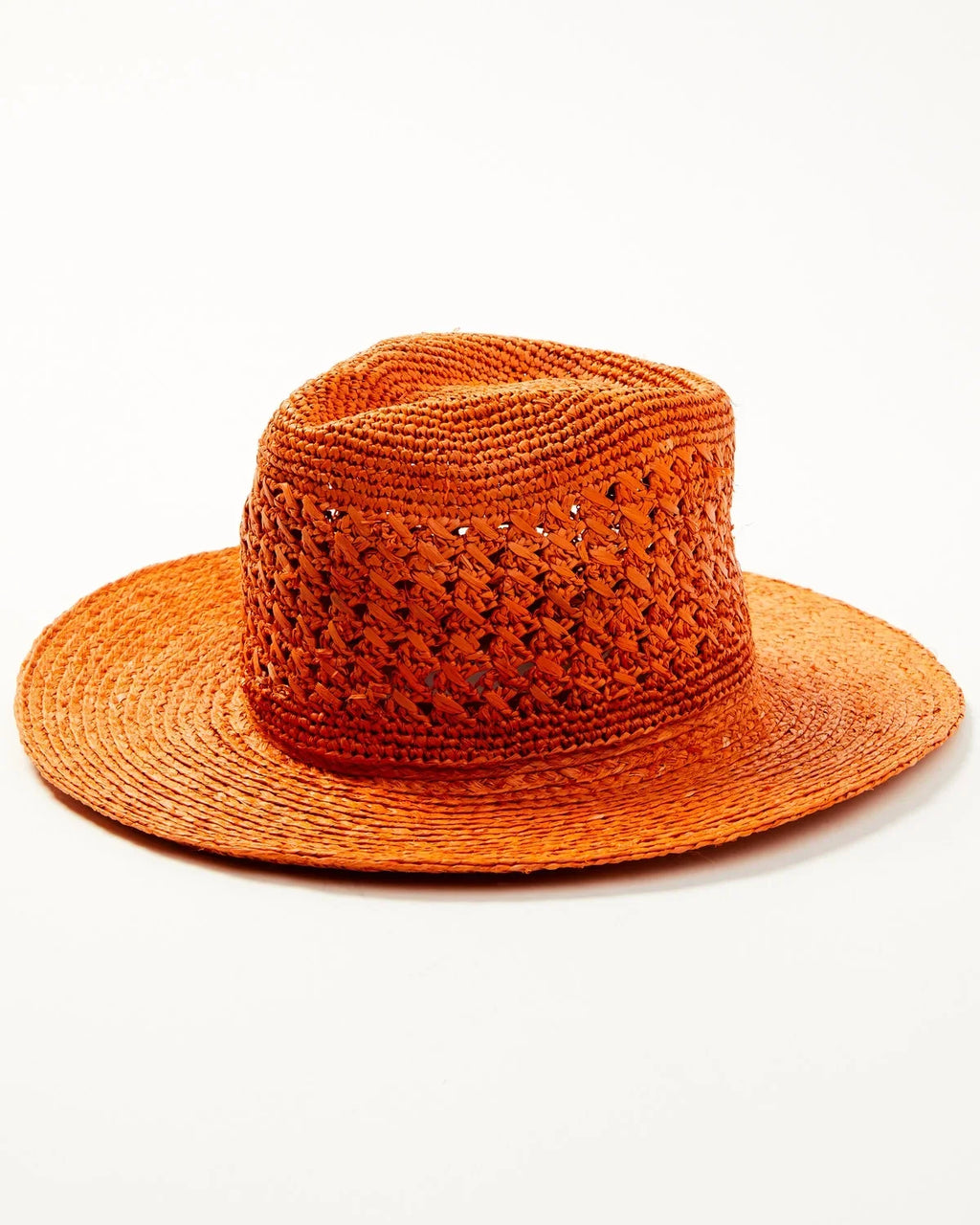 Copper Vented Straw Rust Women's Shyanne One Fedora Size