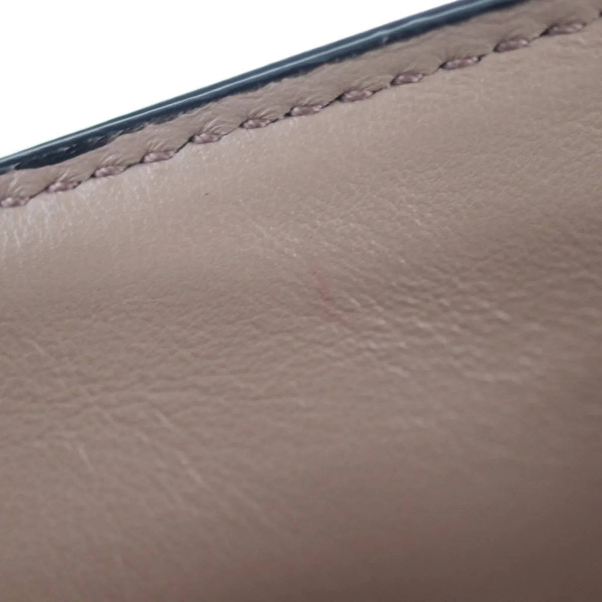 handbag (Good) leather Miu RN1079 Pre-Owned CAMMEO Miu 2WAY MIUMIU beige pink
