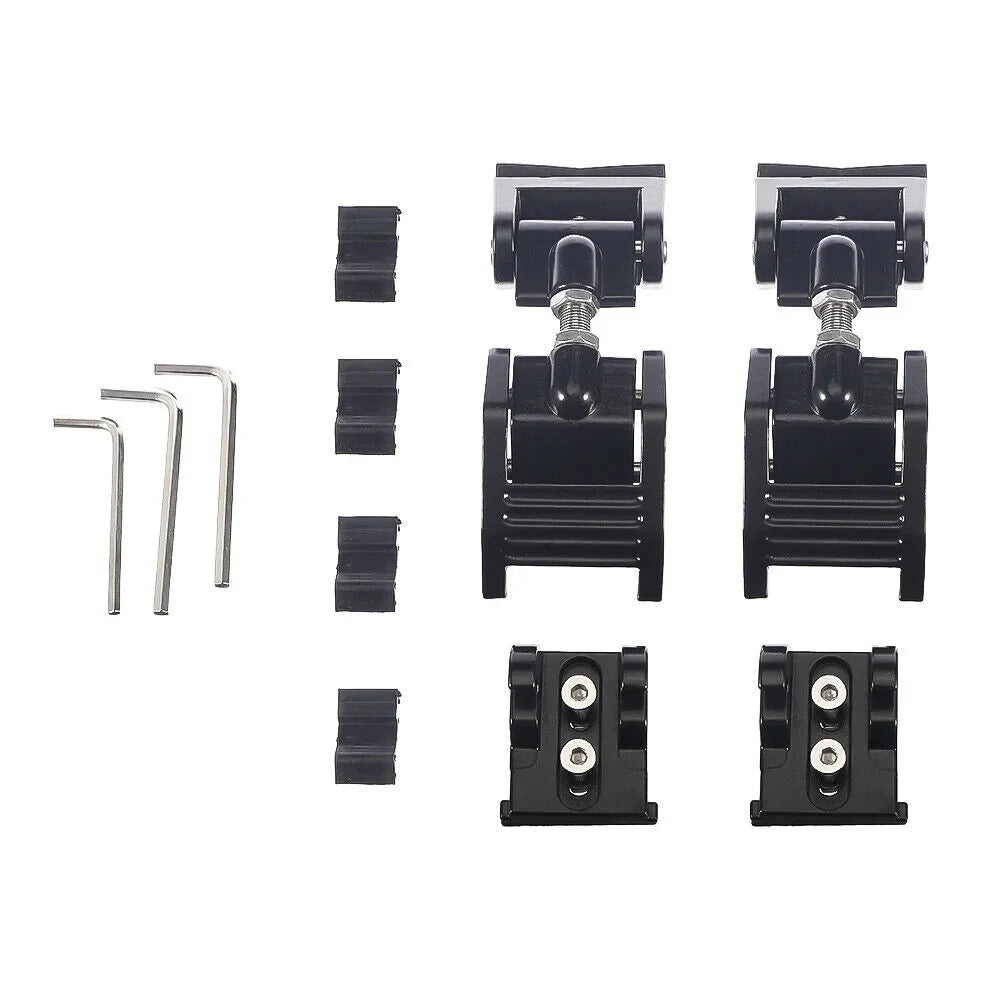 Hood Black Catch 2007-2018 JKU Hood For Jeep Wrangler JK Locking G·PEH 2x Latch