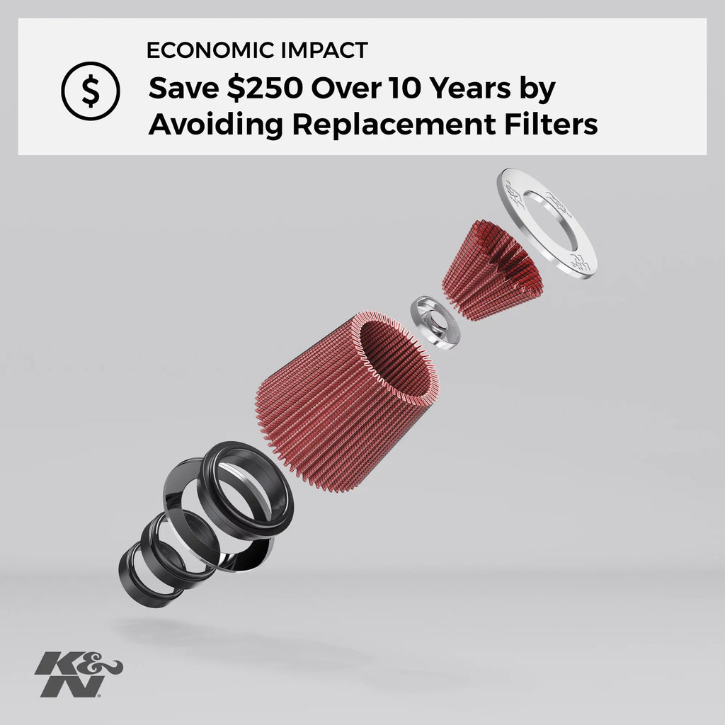 E-3330 High Industrial Filter, Heavy Washable, Replacement Filter: Performance, Duty: Air Engine K&N Premium,