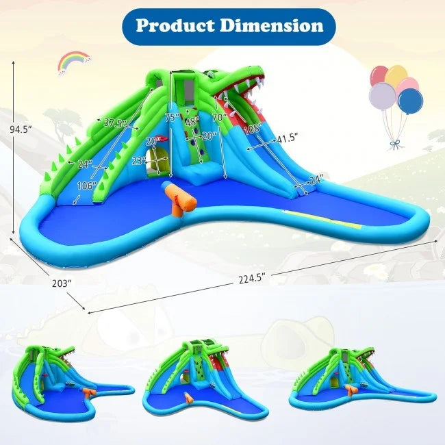Bounce Inflatable Pool 7 Splashing House in 1 with