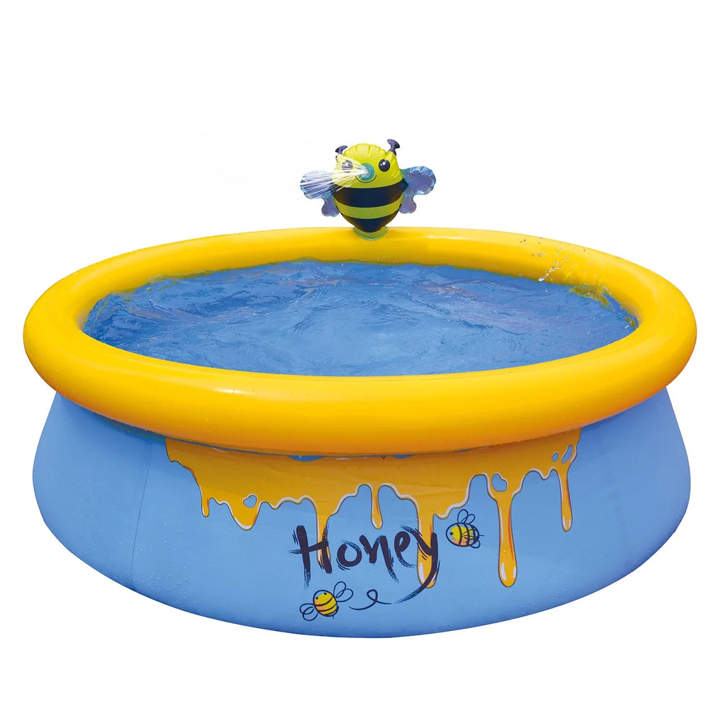 Pack) Foot Outdoor Bee (2 Kids Spray Inflatable JLeisure Swimming 5 Pool