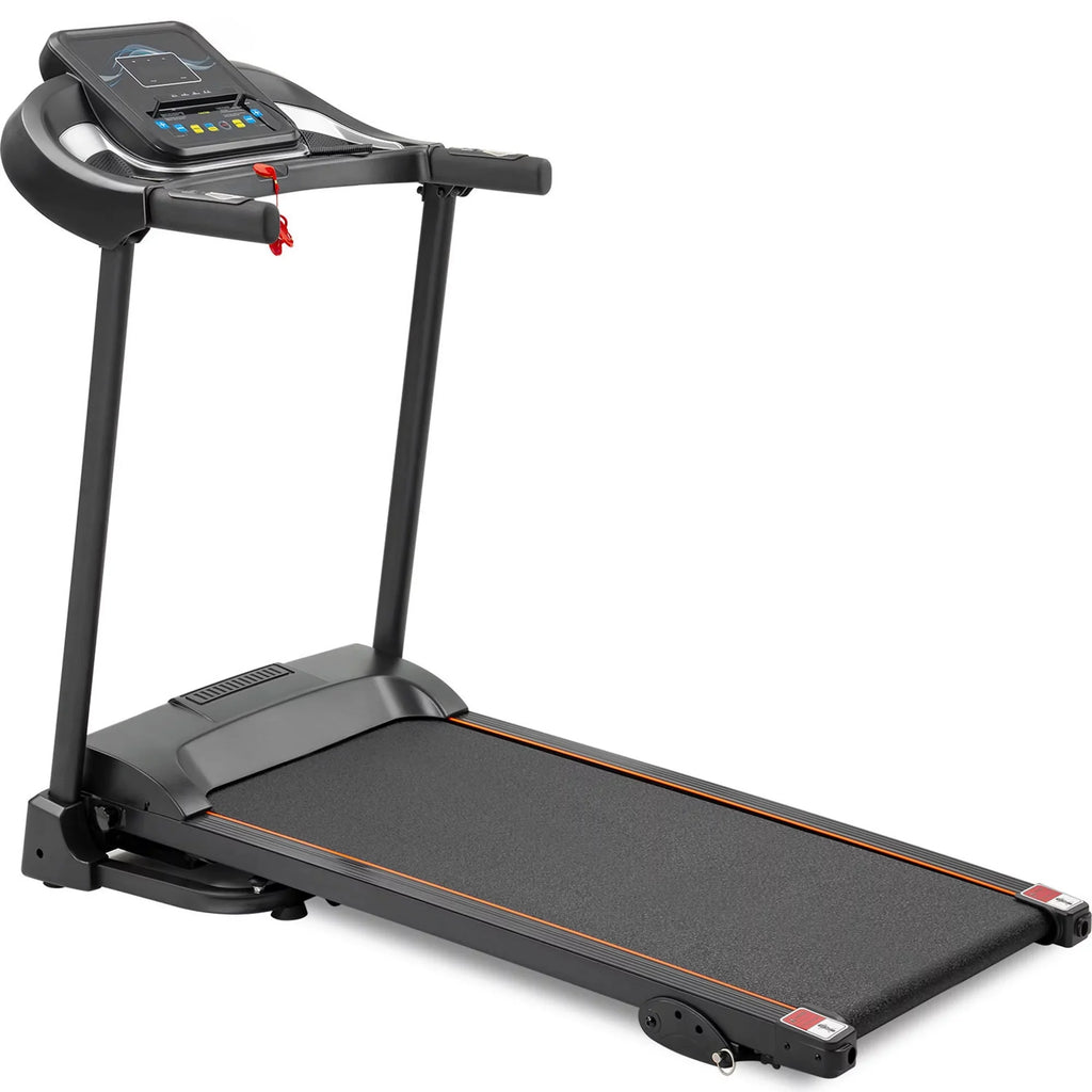 A Running Jogging Treadmill Folding Machine Packed Motorized and Easy Compact