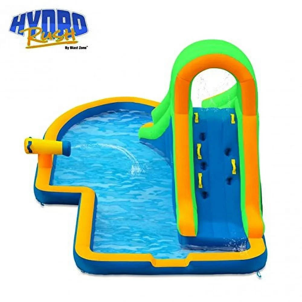 19' Inflatable Rush Water Blast Slide Zone Hydro