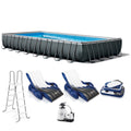 w/ Chairs & Floating Rectangular Ultra Pool 32' Cooler Intex 16' XTR x x 52" 2