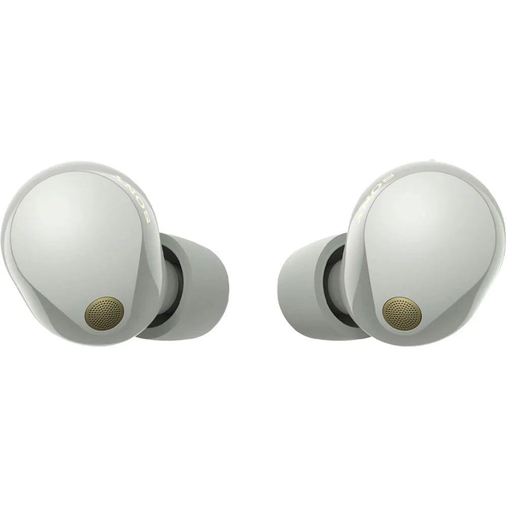 (Silver) Earbuds 2 Warranty Noise WF-1000XM5 YR Bundle Wireless with Sony Canceling