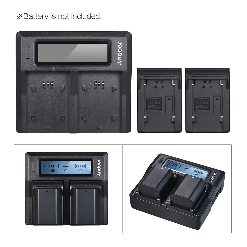A9 for Dual A7III Replacement LCD A7RIII Battery Tomshoo Channel A7SIII Sony NP-FZ100
