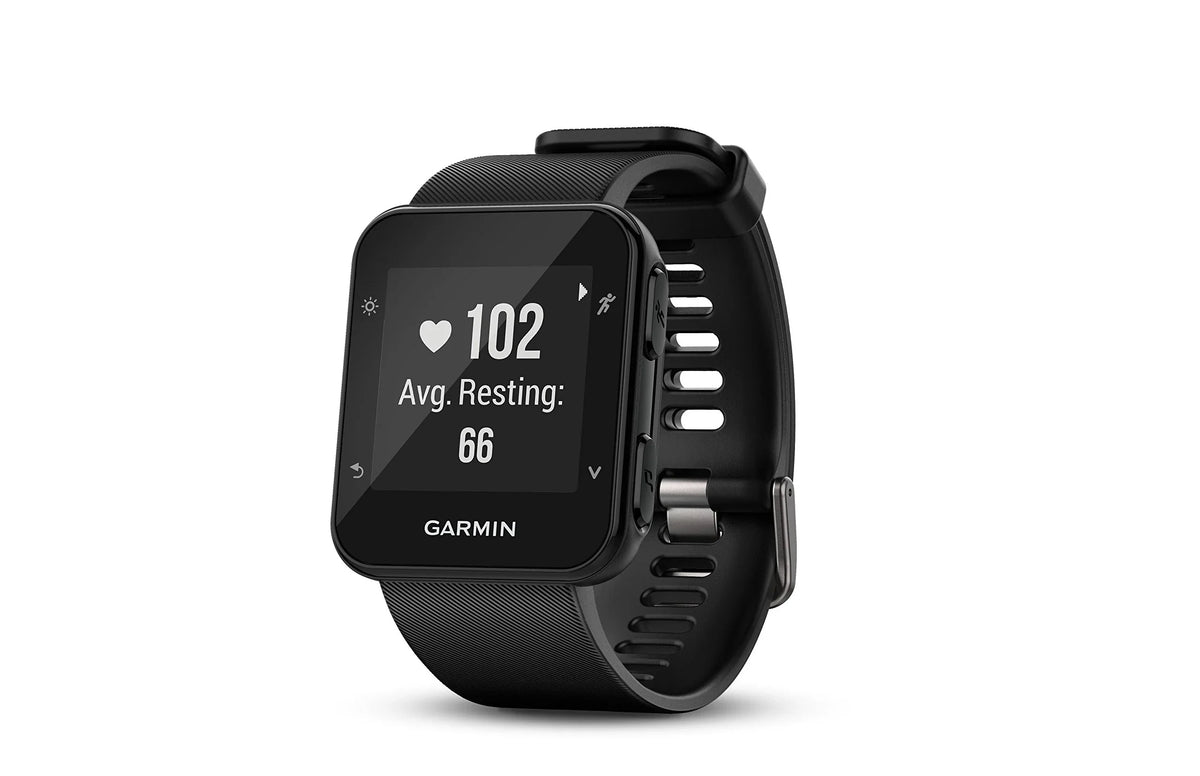 Running Garmin GPS Watch, 35; 010-01689-00 Forerunner Easy-to-Use Black