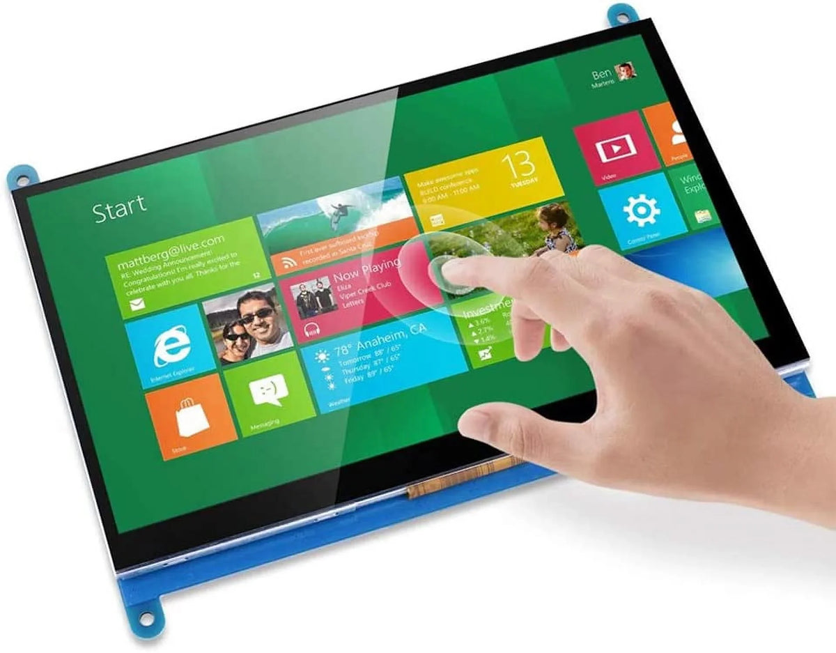 1024x600 Capacitive LCD Screen HDMI Raspberry Display inch with Treedix Monitor Module 7 Touch 3B+/4B Compatible Pi
