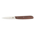 3 Knife Point Serrated in. Rosewood Wood, Steel Spear Victorinox Stainless Kitchen with Blade Paring Handle