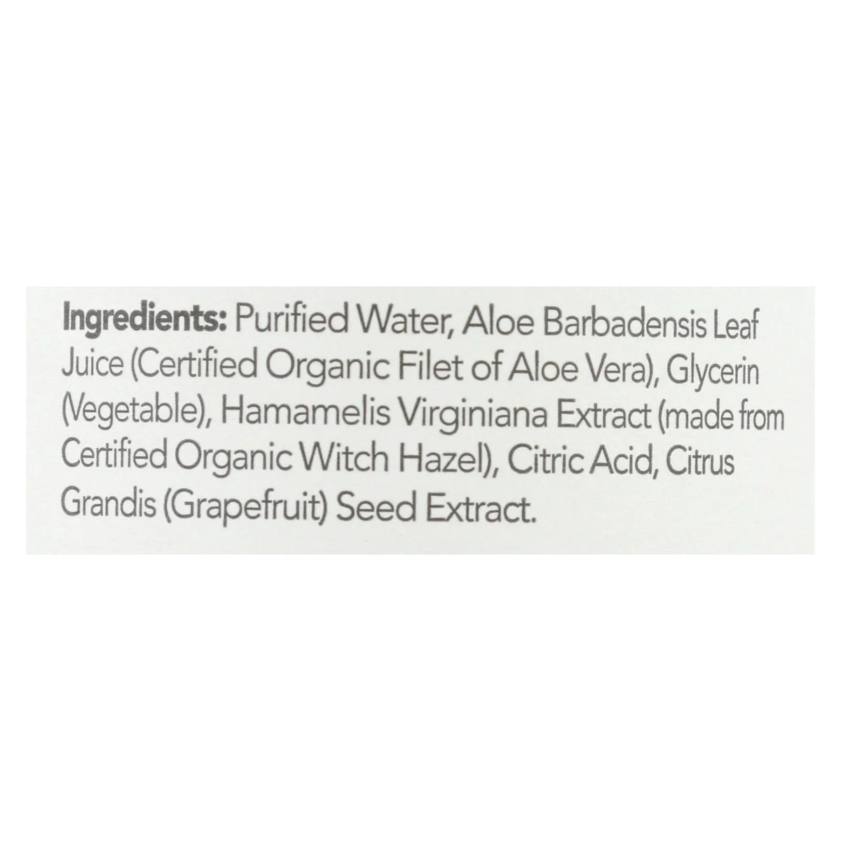 Vera fl Unscented with 12 Witch Aloe oz - Hazel Thayers