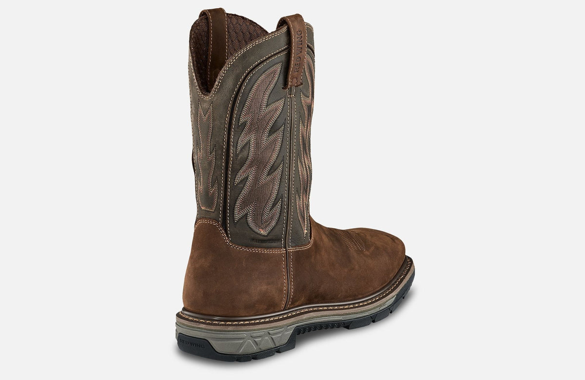 Wing Style 2204 - Safety Work Red RioFlex Boot 11-inch Men's Toe Waterproof, Pull-on