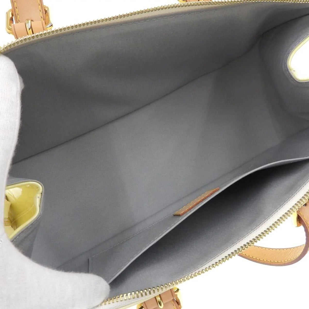 Vuitton LOUIS Rosewood Perle Vernis Avenue Pre-Owned Bag M93508 Louis Shoulder (Good) VUITTON