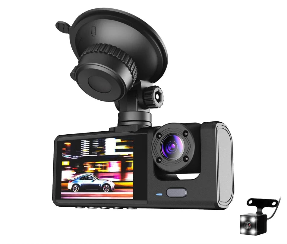 Screen Loop 2-inch G-Sensor Recorder, Dash Night High-Definition Card +32 Motion Channel Detection, 1080P, Vision, cam, 3 Driving recording, SD GB