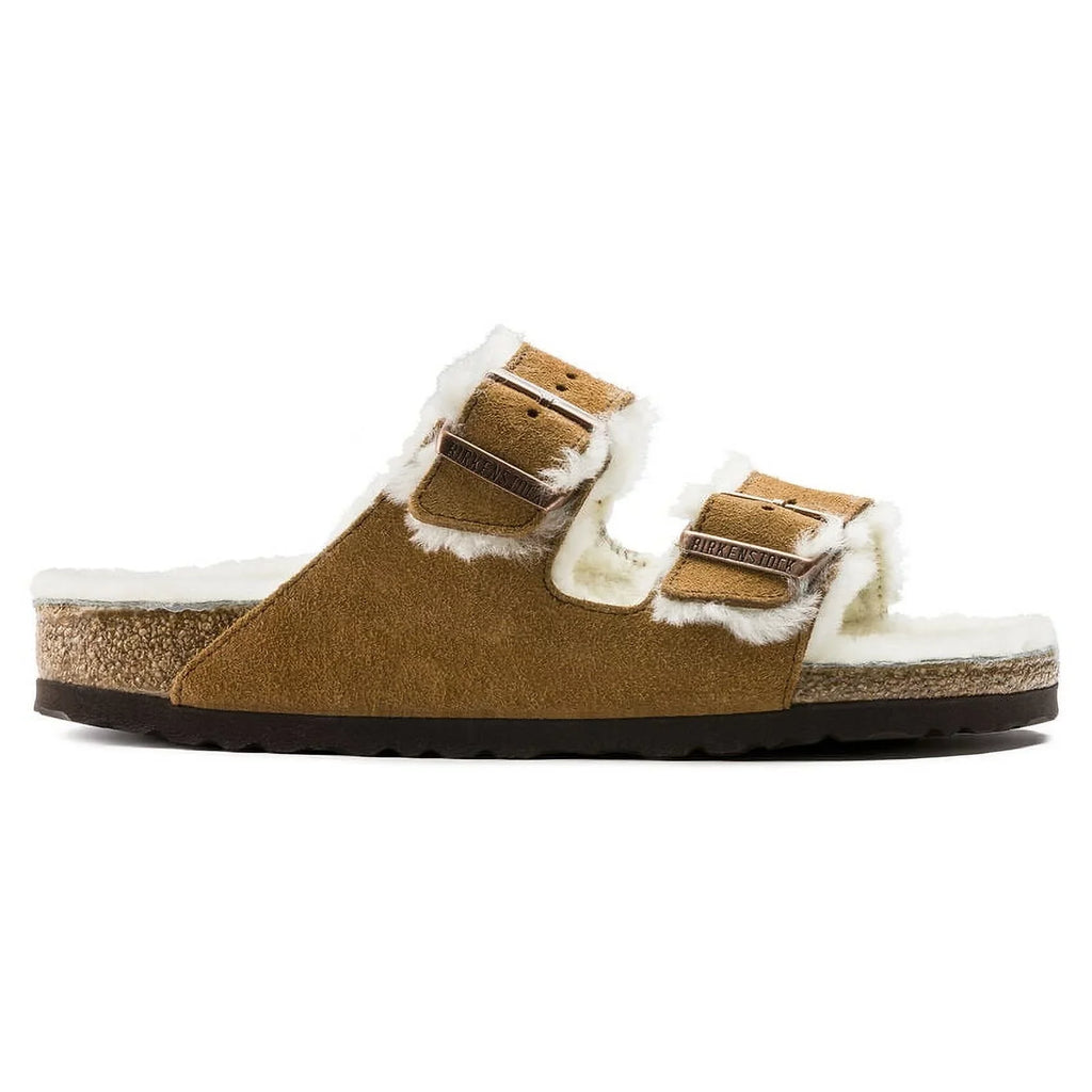 Shearling 1001128 BIRKENSTOCK Mink Arizona Shearling - Unisex Suede/Natural