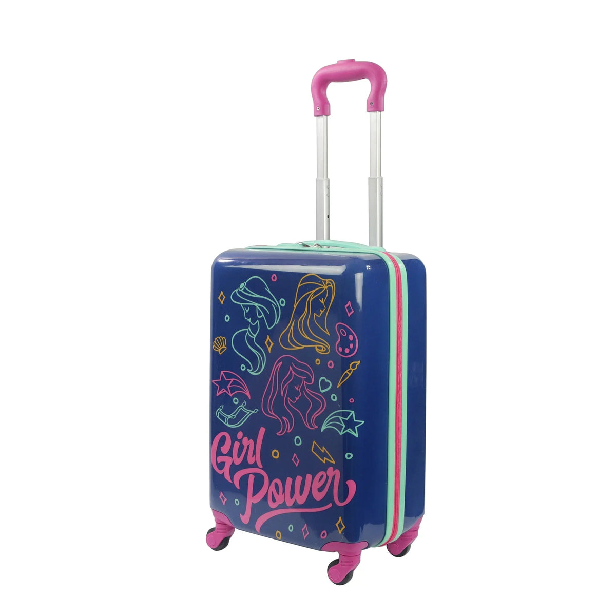 LUGGAGE 21" DISNEYFul POWER PRINCESS KIDS GIRL SPINNER