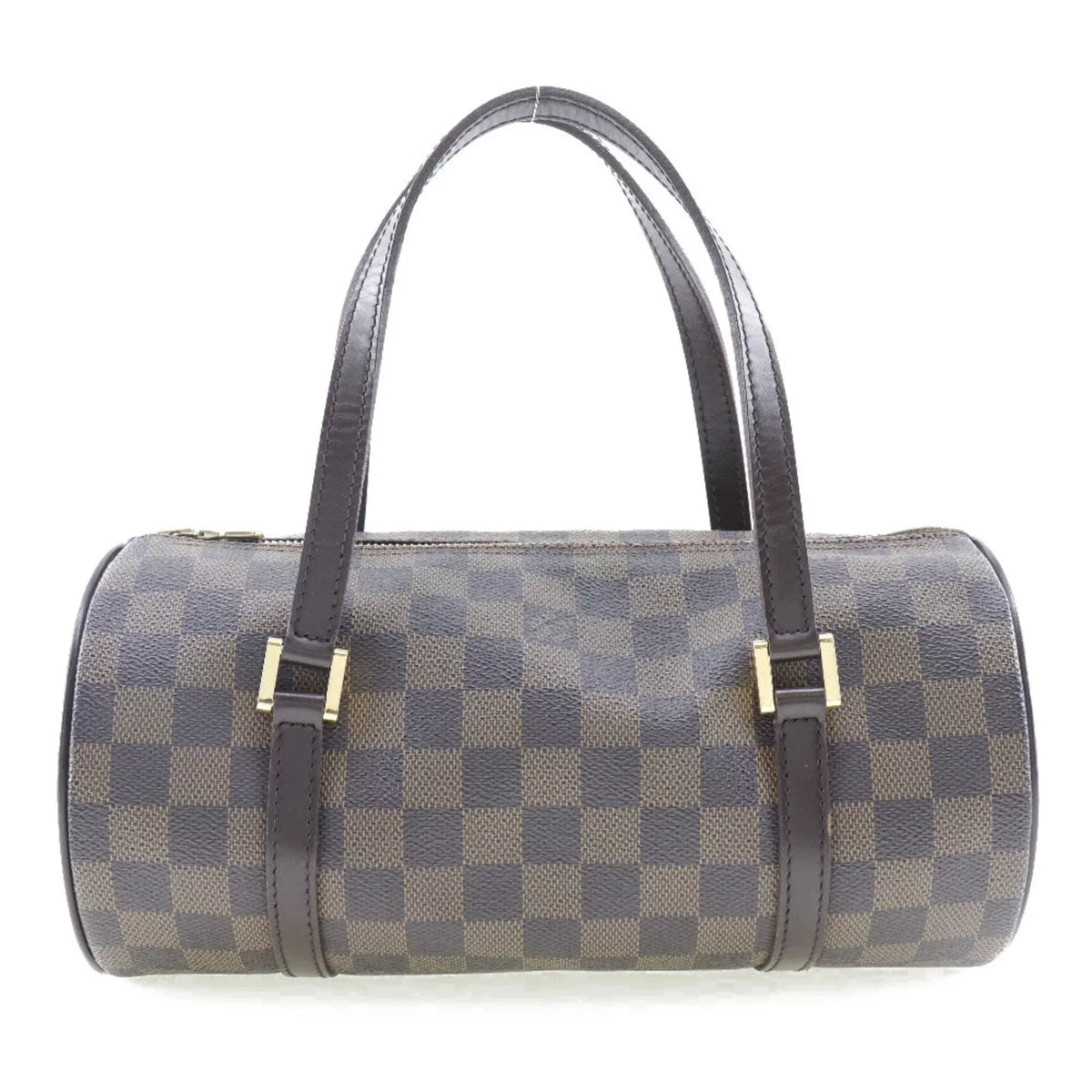 Brown Papillon LOUIS Ladies Pre-Owned VUITTON Canvas Handbag Damier Vuitton PM DU0094 Louis (Good)