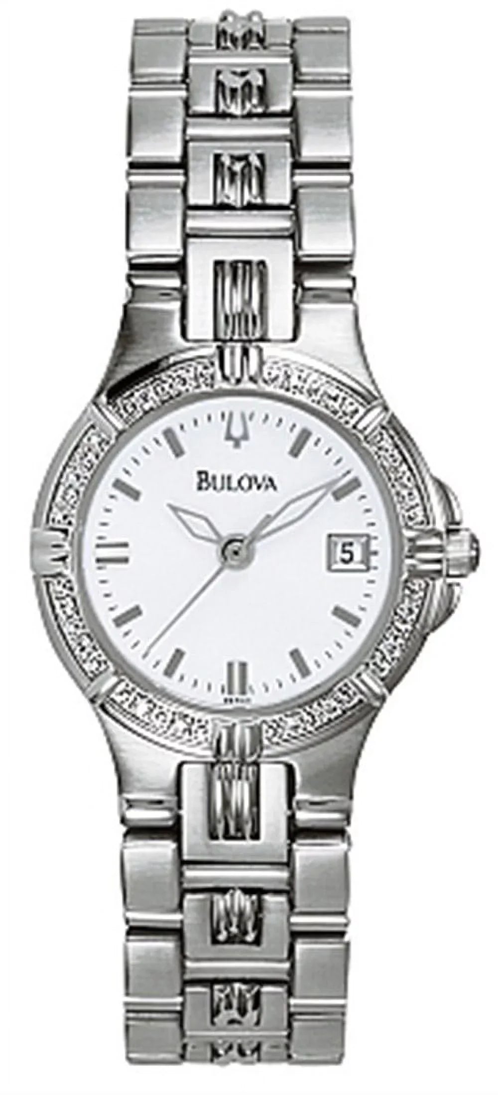 96R04 Diamond Bulova Watch Women's