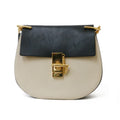 Beige,Black Pre-Owned Shoulder Chloé (Fair) Bag Leather