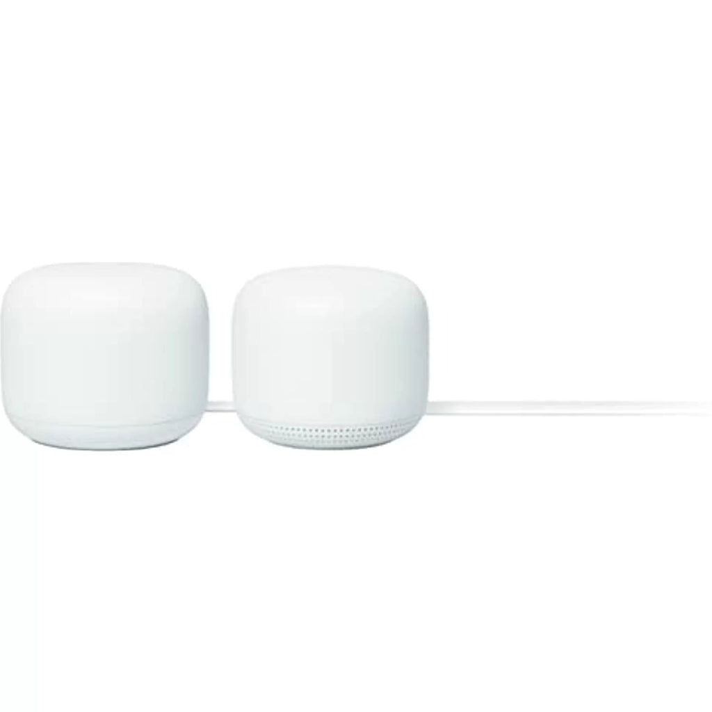WiFi Router (2-Pack, Access System Snow) AC2200 Bundles - Nest and (2nd Wi-Fi On Point Generation) Mesh Add Google