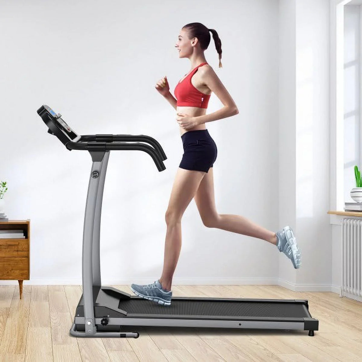 Up Display Treadmill Folding Fitness Your Electric LED Level Routine Compact