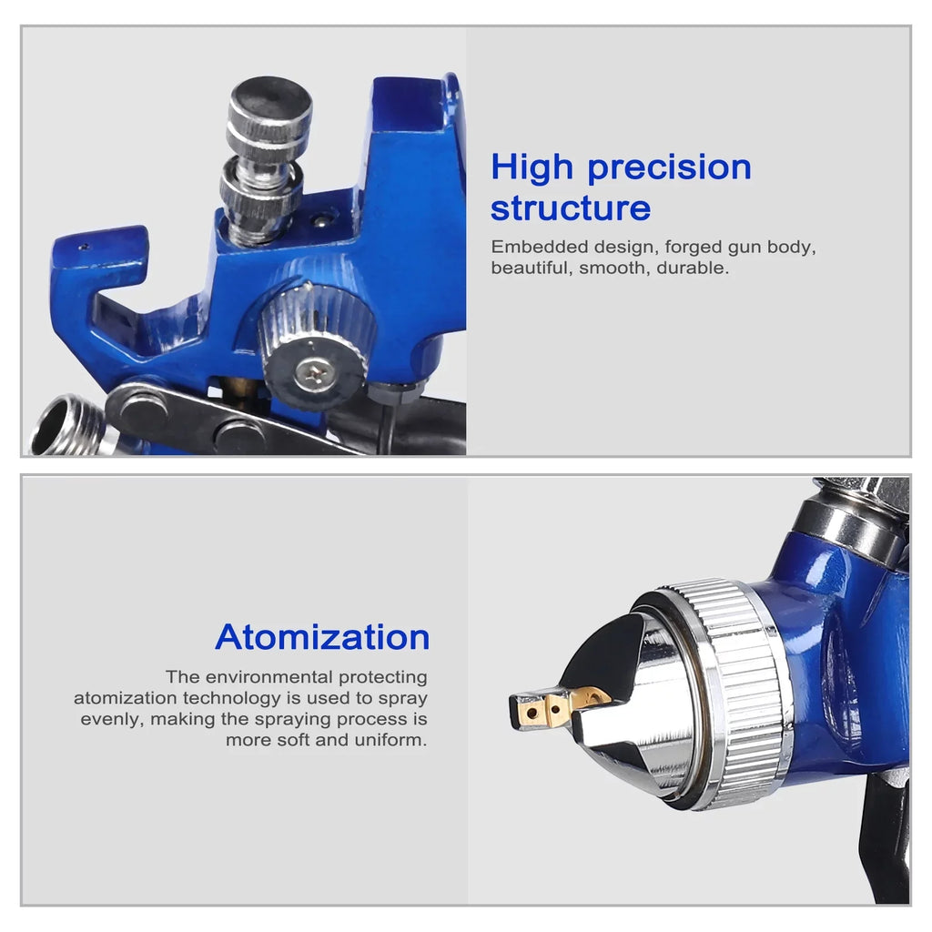 Tool Yabuy Paint Paint HVLP Auto Kit Large Device Set Airbrush Car Stainless Sprayer Capacity 600CC Spraying Steel Repairing Air