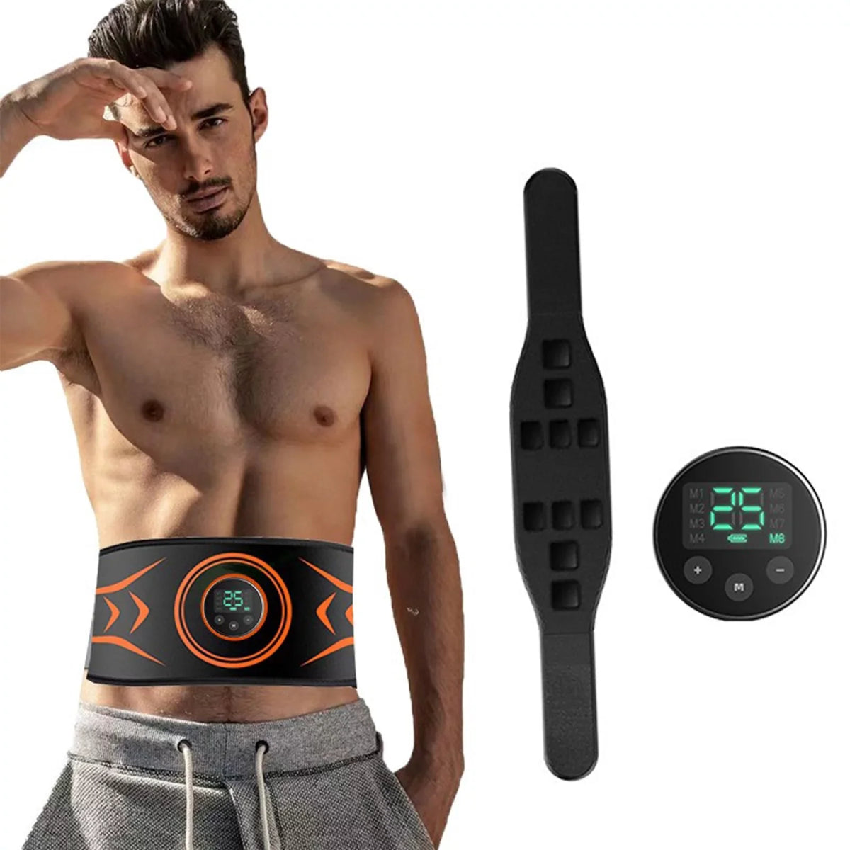 Slimming Fitness Belt Toning Dcenta Trainer Abs for Abdomen Belt Massaging Workout Abdominal Equipment Electric