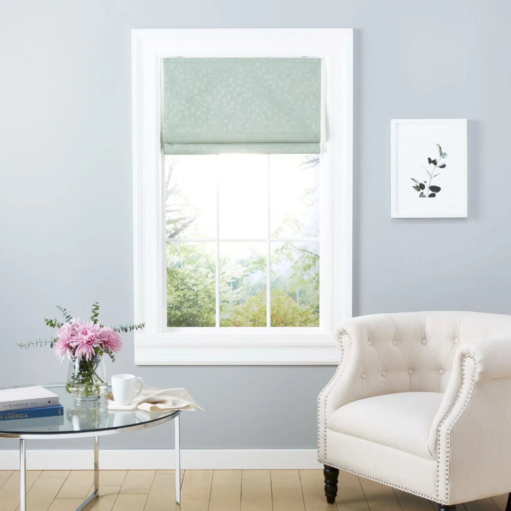 Bolan Botanical Shade, Home 64", Exclusive Blackout Total Sage Roman 23"x