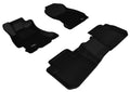 with SUBARU 2014-2018 Set MAXpider Mat (BLACK) KAGU Full Floor - compatible FORESTER 3D