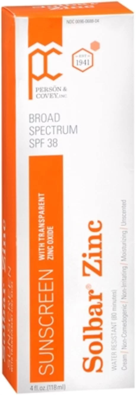 Cream of oz 38 SPF Protection 4 (Pack Solbar Sun 2) Zinc