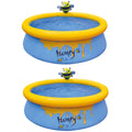 Pack) Foot Outdoor Bee (2 Kids Spray Inflatable JLeisure Swimming 5 Pool