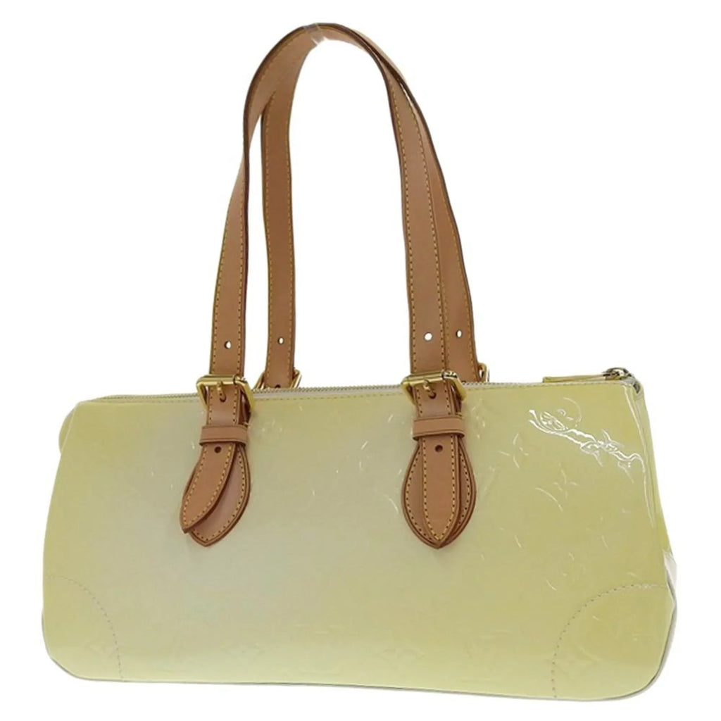 Vuitton LOUIS Rosewood Perle Vernis Avenue Pre-Owned Bag M93508 Louis Shoulder (Good) VUITTON