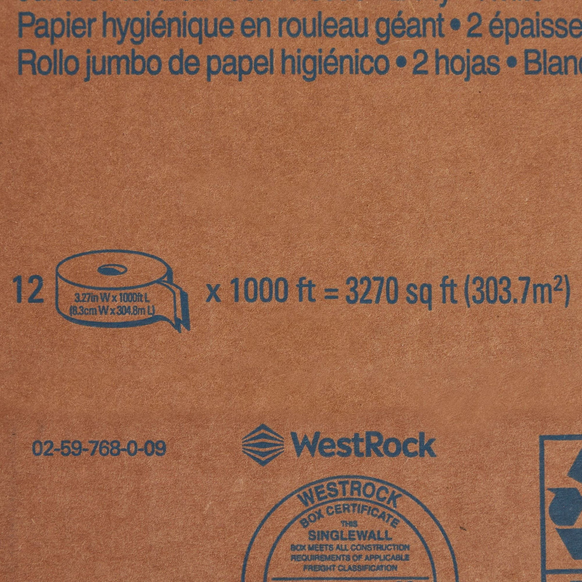 Toilet Essential Jumbo (CS/12) Paper Roll Scott