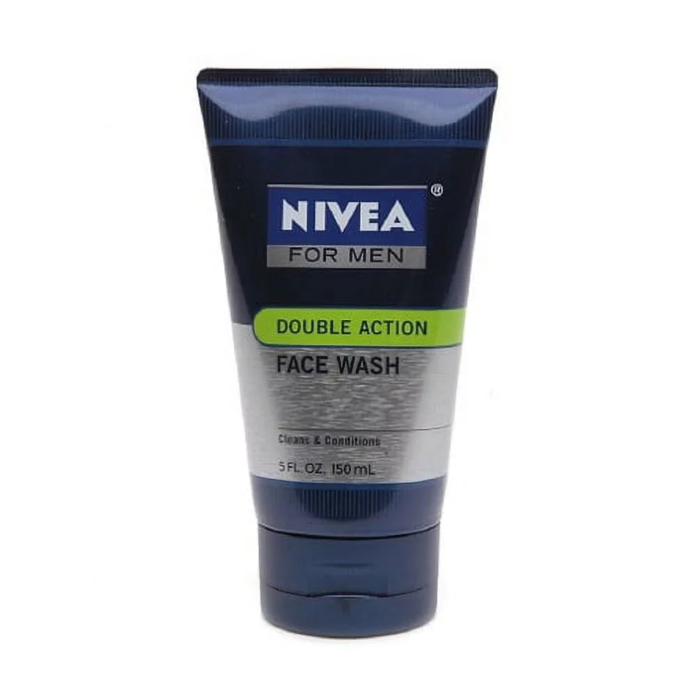 Oz, Men Moisture Enriched Nivea Pack 6 Wash, Action 5 - Rich Double Vitamin For Face