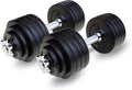 105lbs Weight Iron Set Dumbbells Adjustable Cast