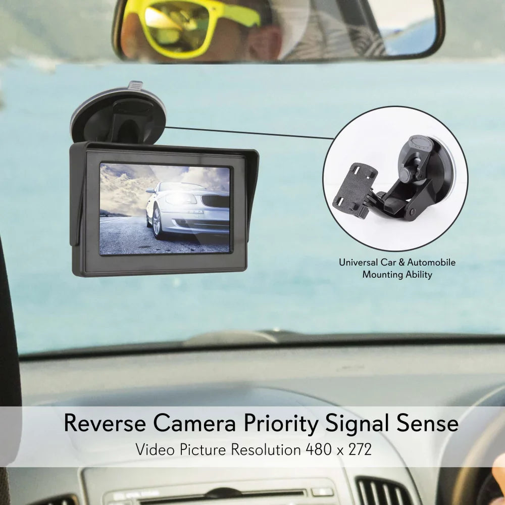 Camera Monitor Car Parking Wireless Reverse Waterproof Pyle Rear View Safety/Vehicle System Backup
