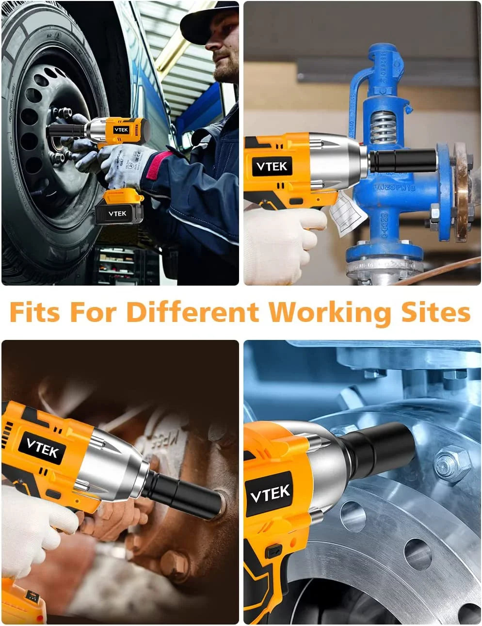MORI Tiers Wrench,Max 700N.m Wrench Brushless Impact Impact for Inch 1/2 ft-lbs Gun Torque 515 Car Cordless Impact