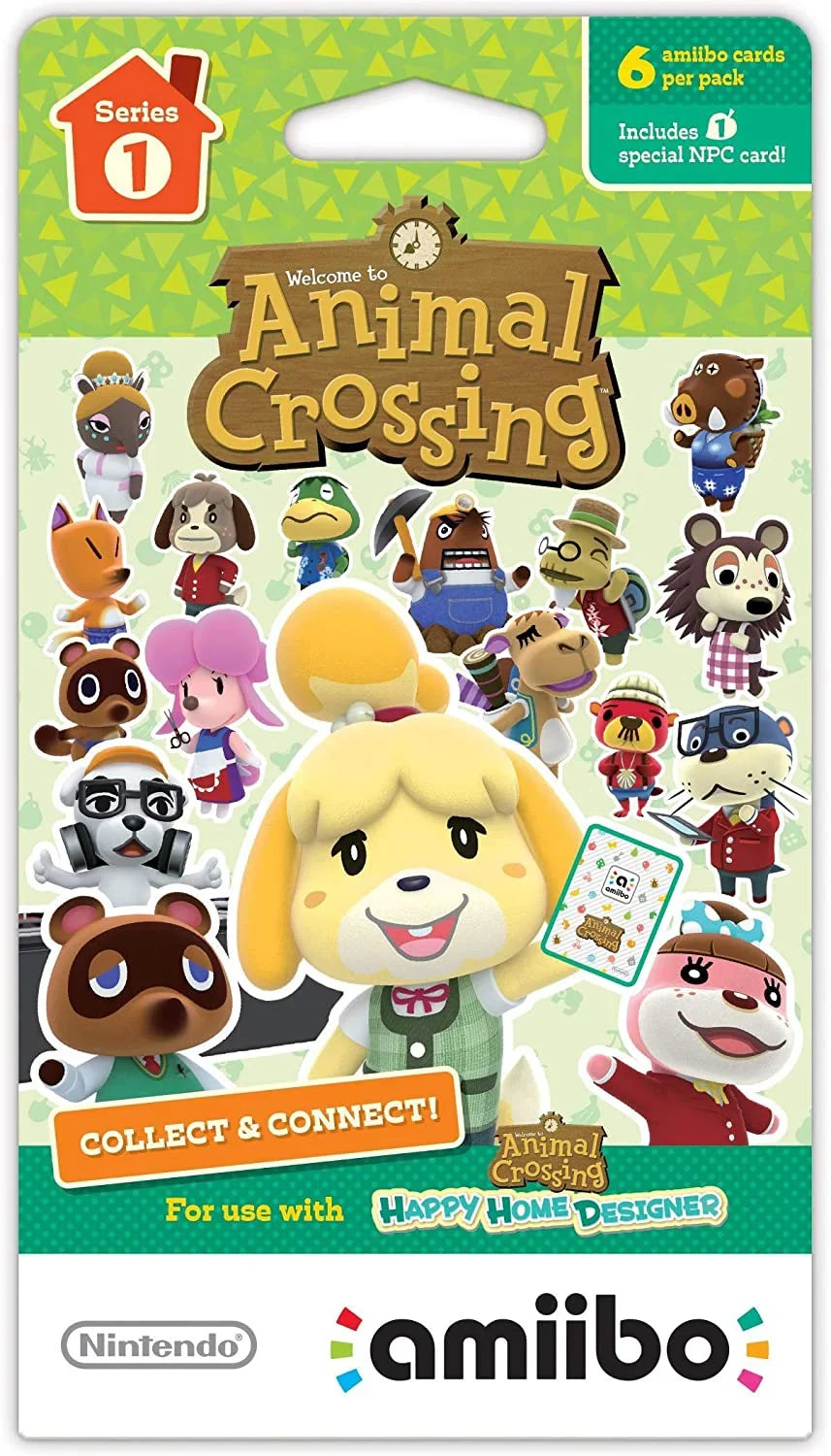 and 24 4 Animal Cards/Pack) 3, Nintendo (Bundle) Wii Series Nintendo Cards 3DS, 2, Crossing U 1, (6 amiibo Includes 1-Pack Cards for Total