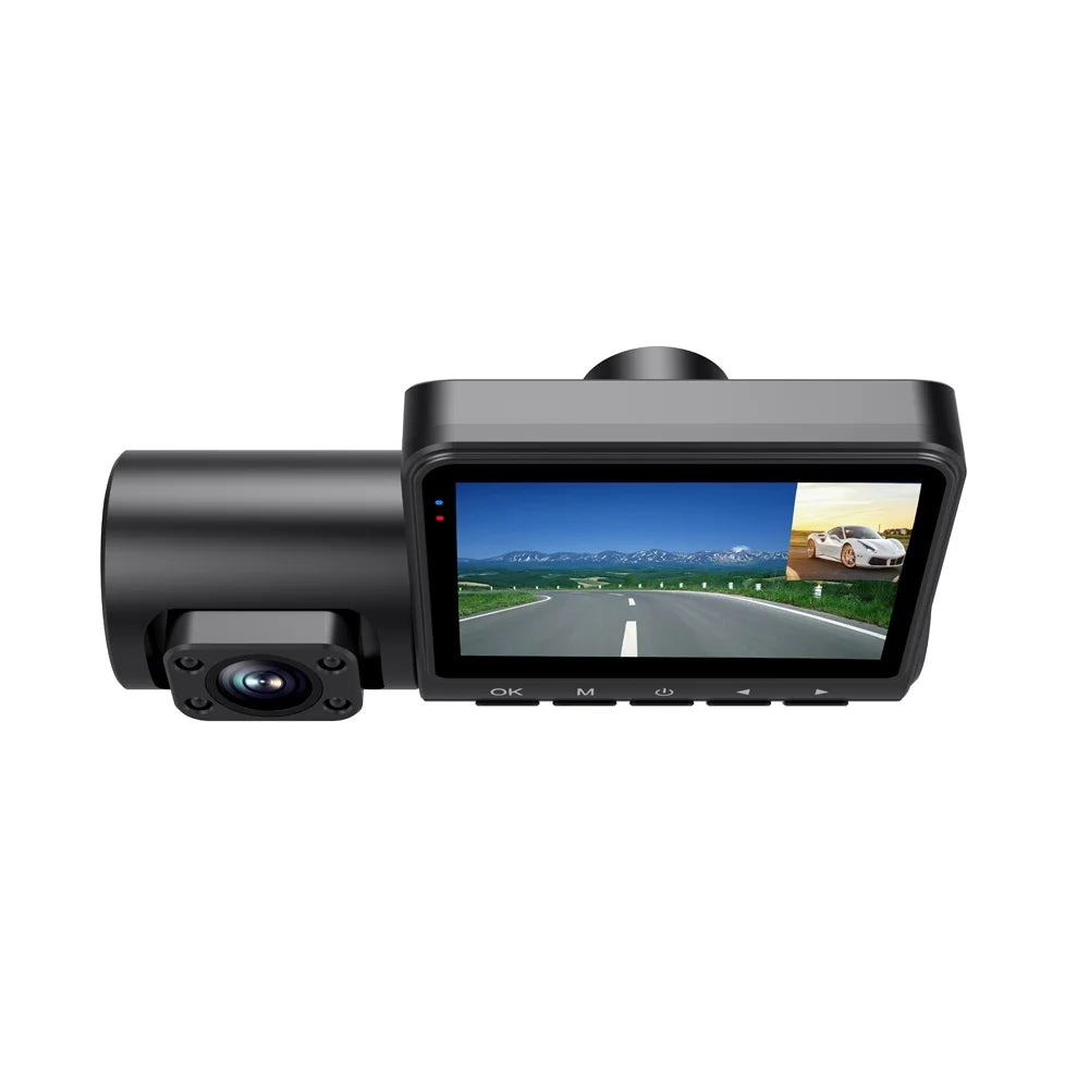 Camcorder Recorder Cameras Auto Dash Recording Clear Car Rearview 2in Car 3 Camera Video Safety Pinnaco Mirror