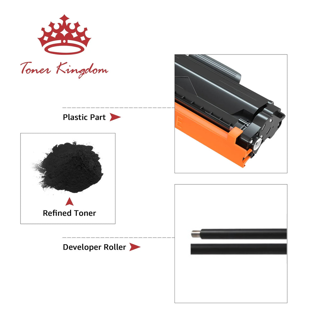 Printer pack) Toner(2 Compatible for Unit Drum brother DR730
