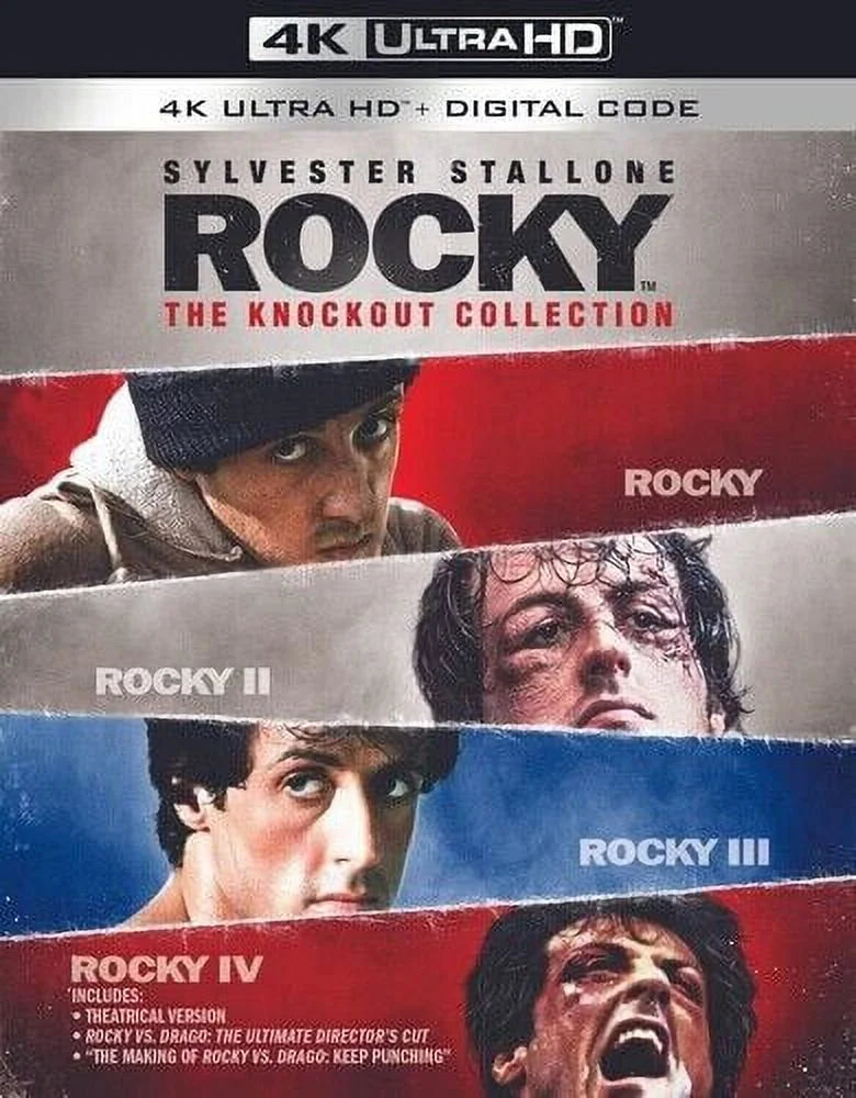 UHD Knockout Set, Collection Boxed The [New Blu-ray] Rocky: 4K Copy Digital
